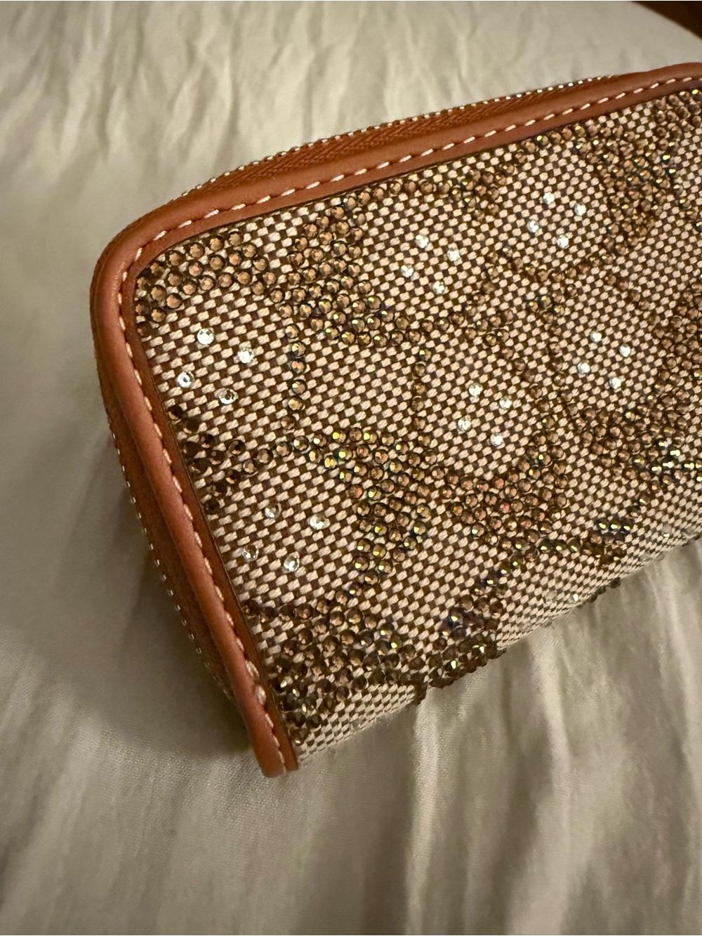 Small Zip Around Card Case - Picture 6 of 7